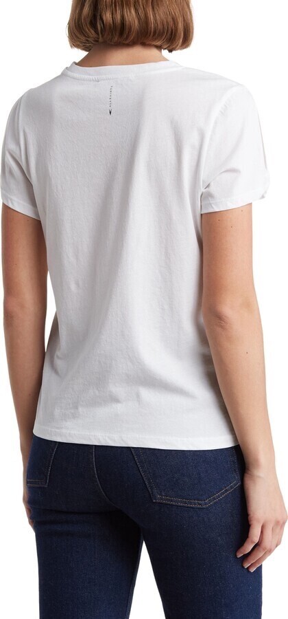 NWT Cotton AllSaints Short Cold Shoulder Sleeve T-Shirt Sz S, L