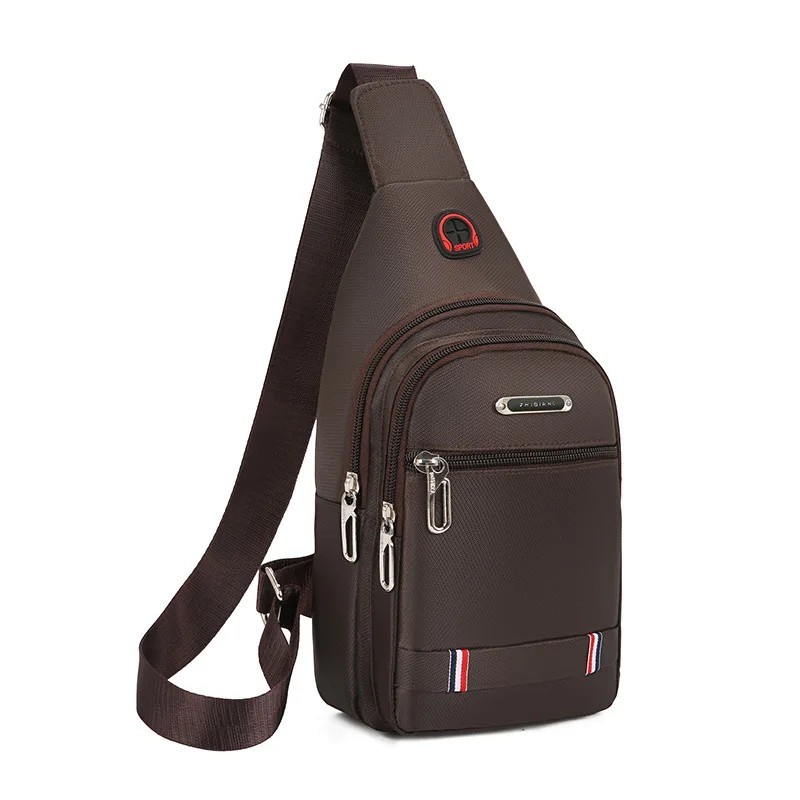 Men’s Canvas Sling Backpack Crossbody Chest Bag Travel Casual Shoulder Pack USA