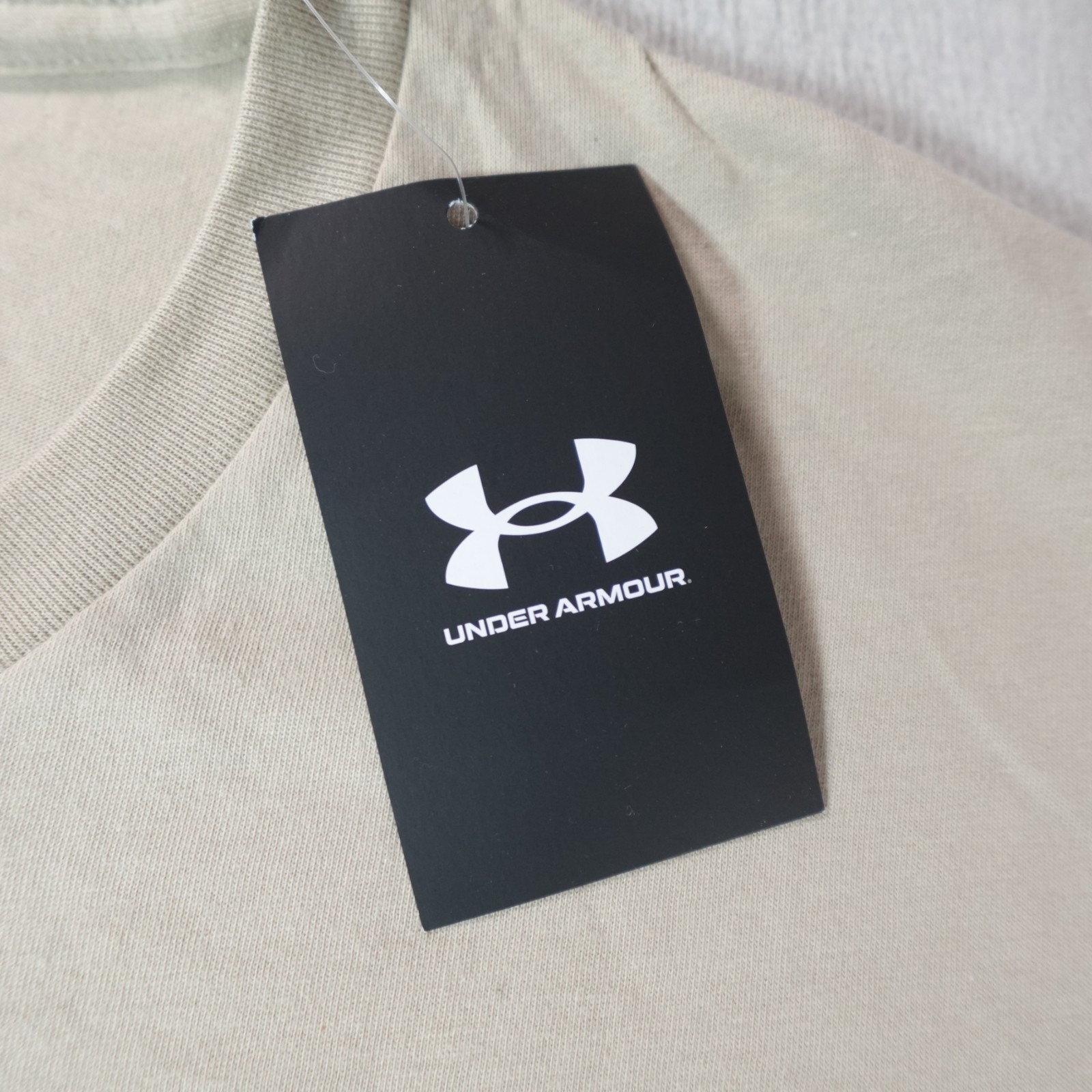 Under Armour Freedom Shirt Mens XL Loose Beige Flag Patriotic USA America T New