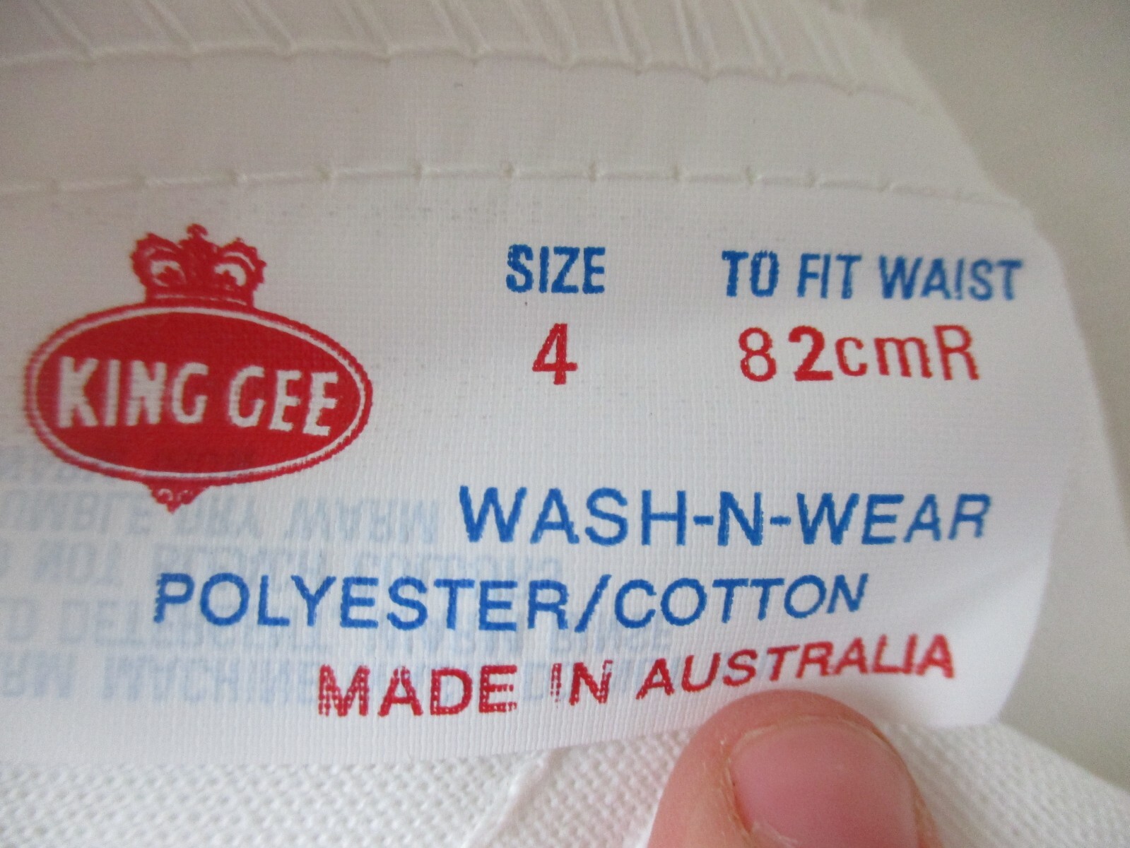 King Gee Work Trousers 4 82cm W31 L30 Cotton New Deadstock Australian Made