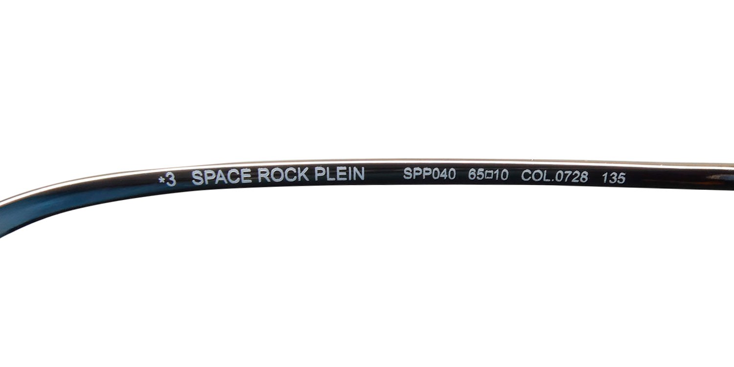 NEW PHILIPP PLEIN SPP040 SPACE ROCK PLEIN SUNGLASSES FULL-RIM ITALY 0728
