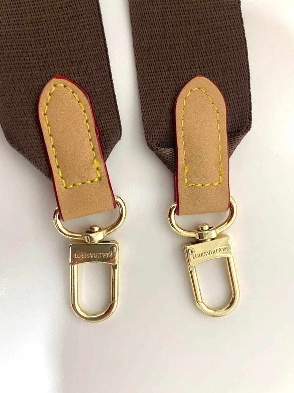 Louis Vuitton Shoulder Strap Adjustable Crossbody Shoulder Replacement Brown