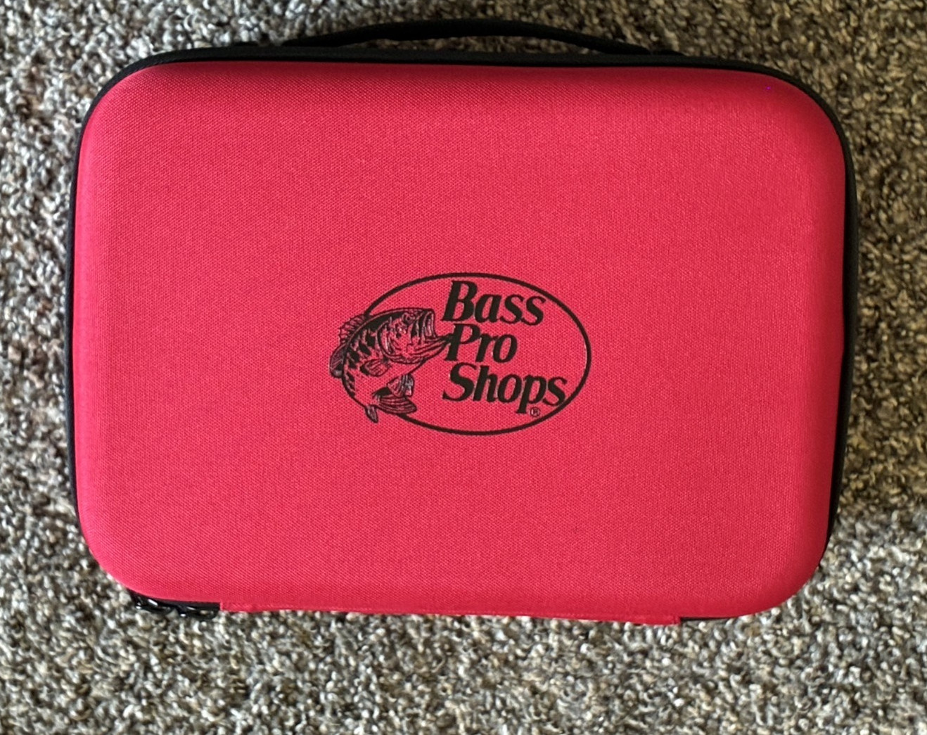 Bass Pro Shops Red Soft-Sided Insulated Lunch Box Cooler Bag