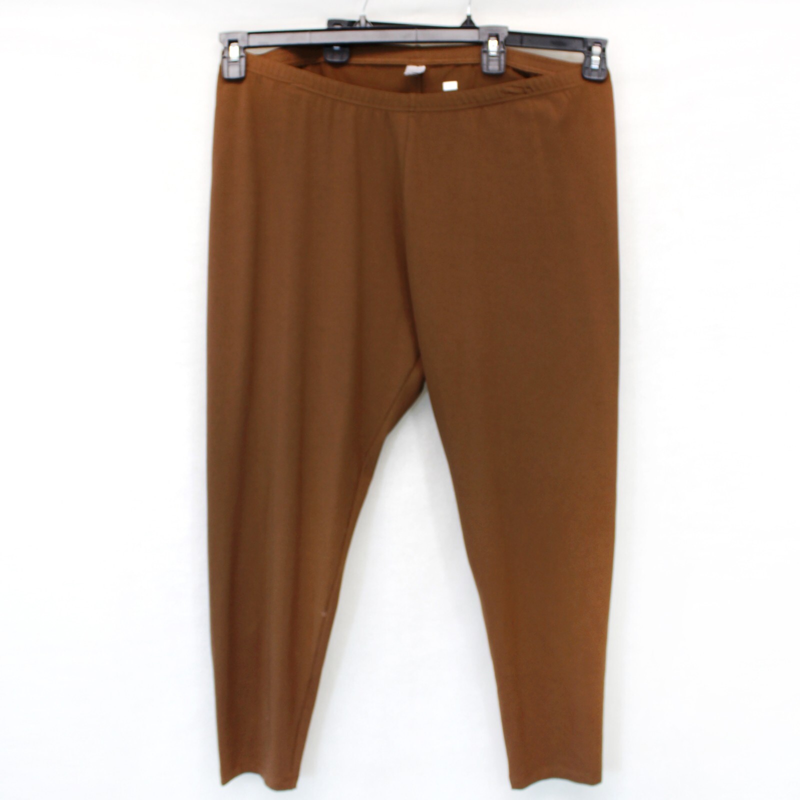 J. Jill J.Jill Plus Mahogany Slim Pima Ankle Leggings Stretch Waist Pants 2X