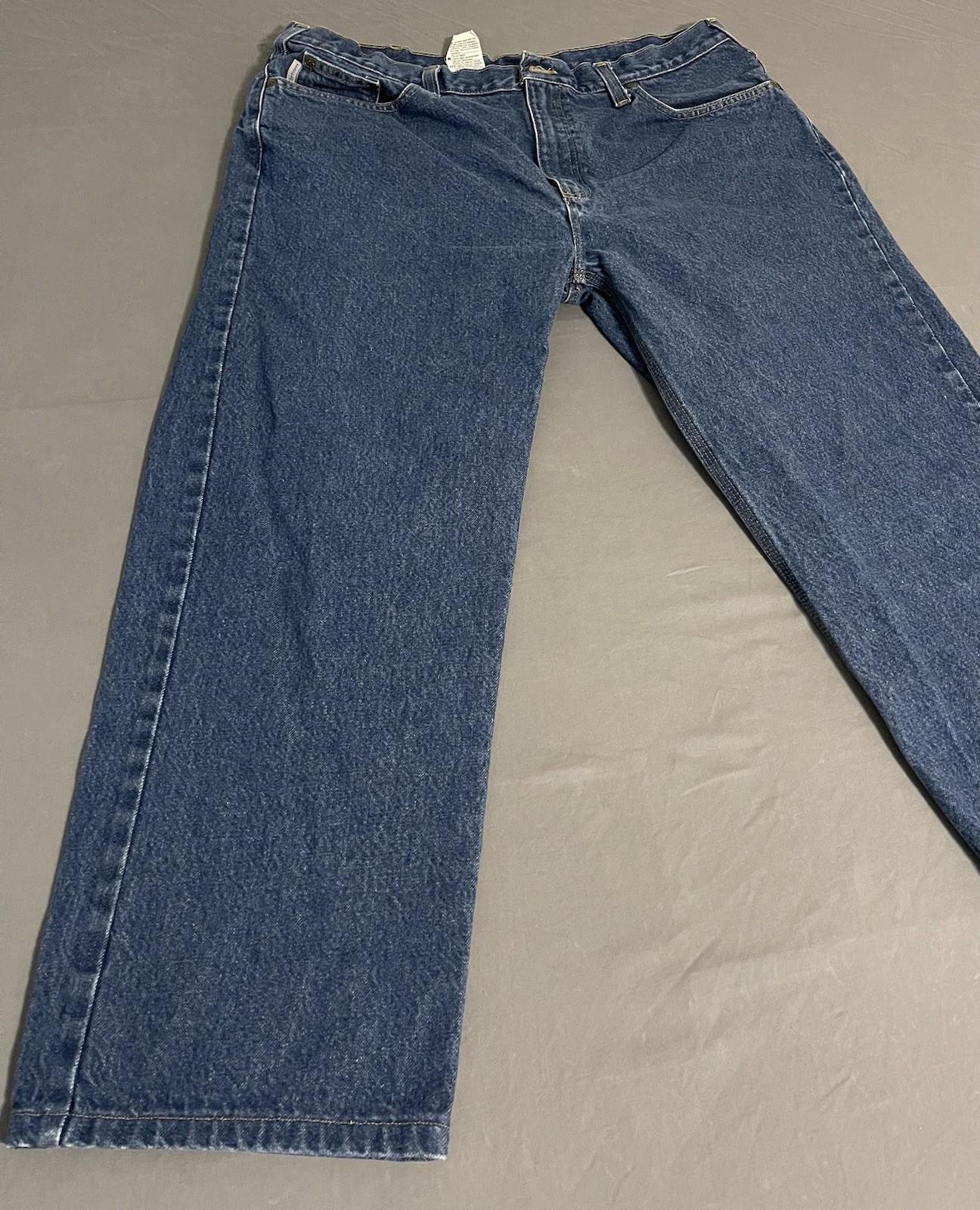 Carhartt B480 DVB Relaxed Fit Jeans Mens 40×32 Blue Denim Excellent