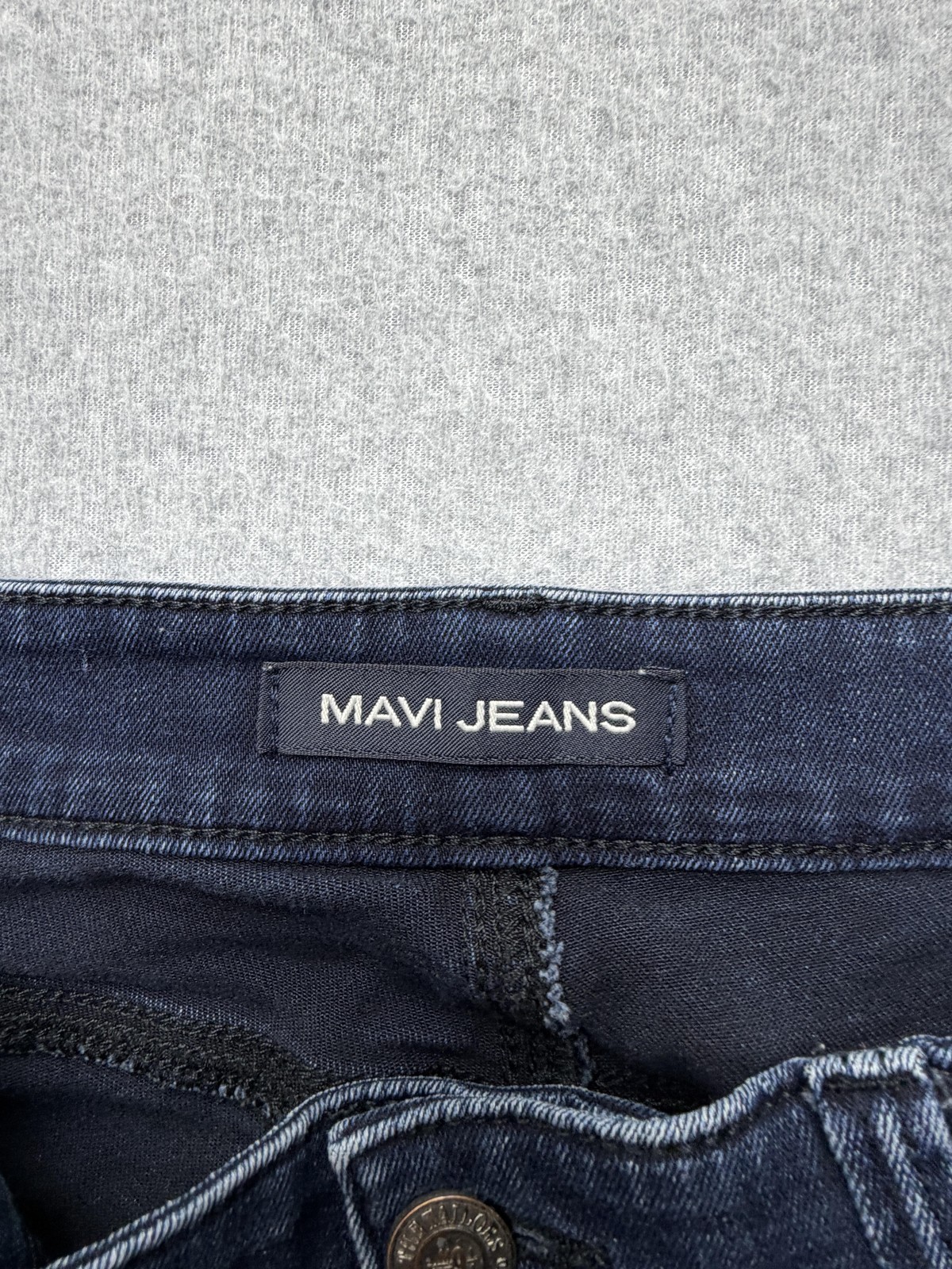 Mavi Jake Jeans Mens 33×32 Dark Wash Blue Slim Tapered Stretch Denim Pants