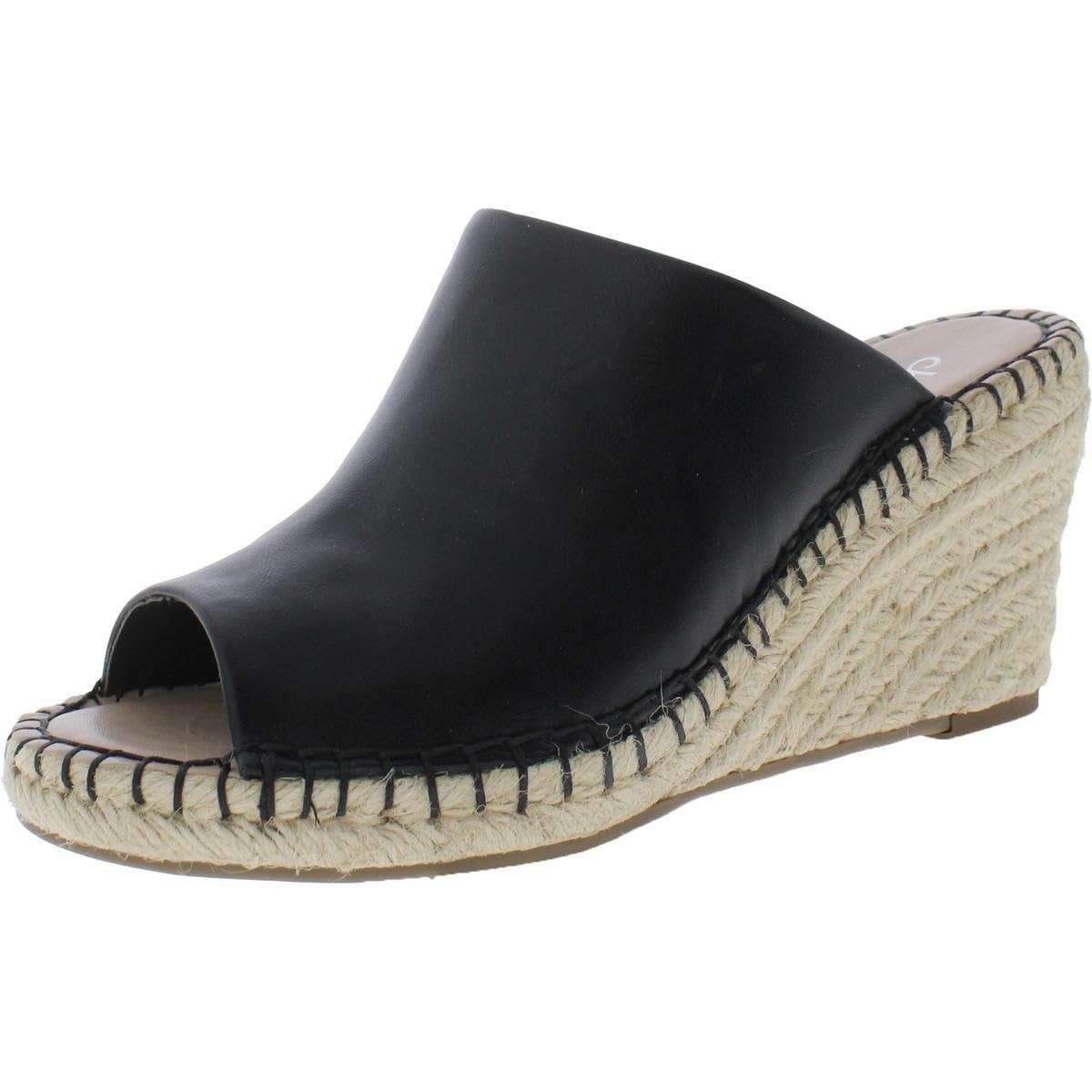 Charles by Charles David womens Nautical Wedge Sandals,Black