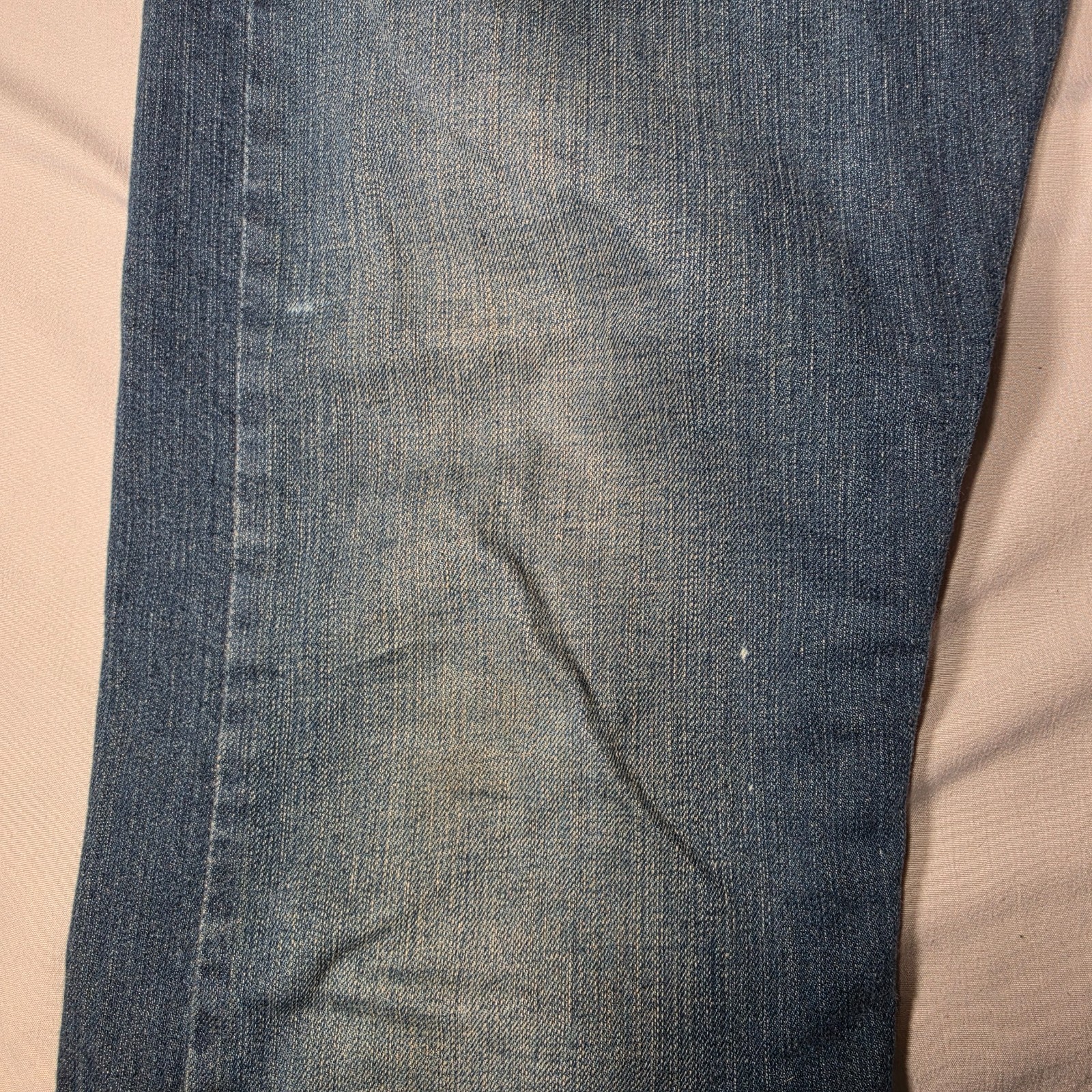 Levi’s 513 Mens 34×30 Slim Straight Jeans Medium Wash Blue Stretch Denim Jean