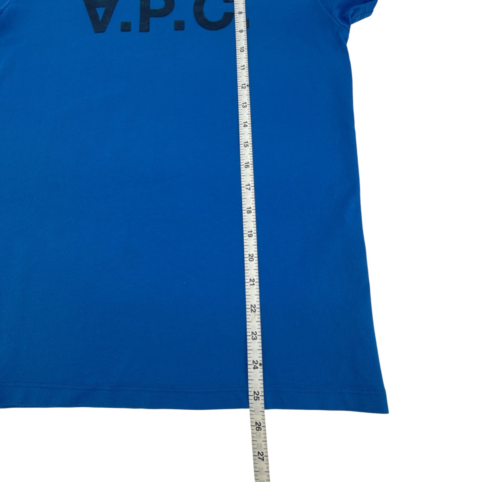 A.P.C. VPC Logo Tee Royal Blue XS