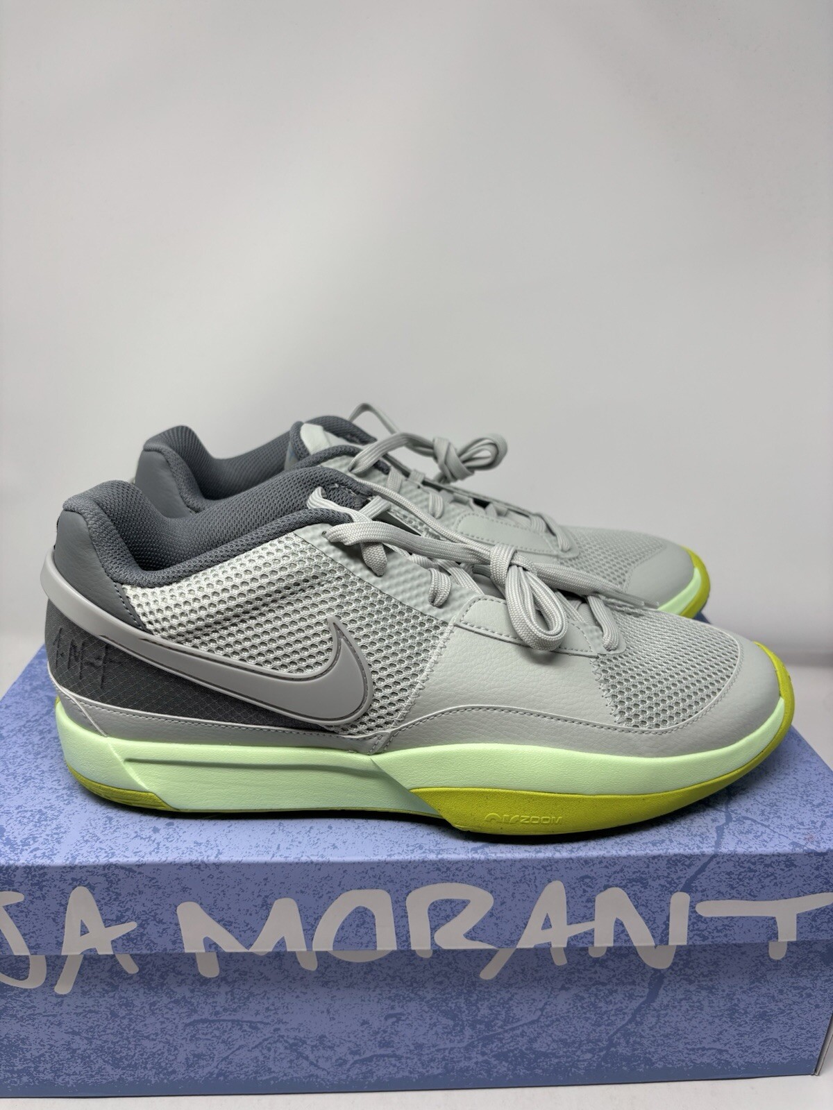 Nike Ja 1 Light Silver Mens Size Basketball Sneakers FQ4796 003 Morant New