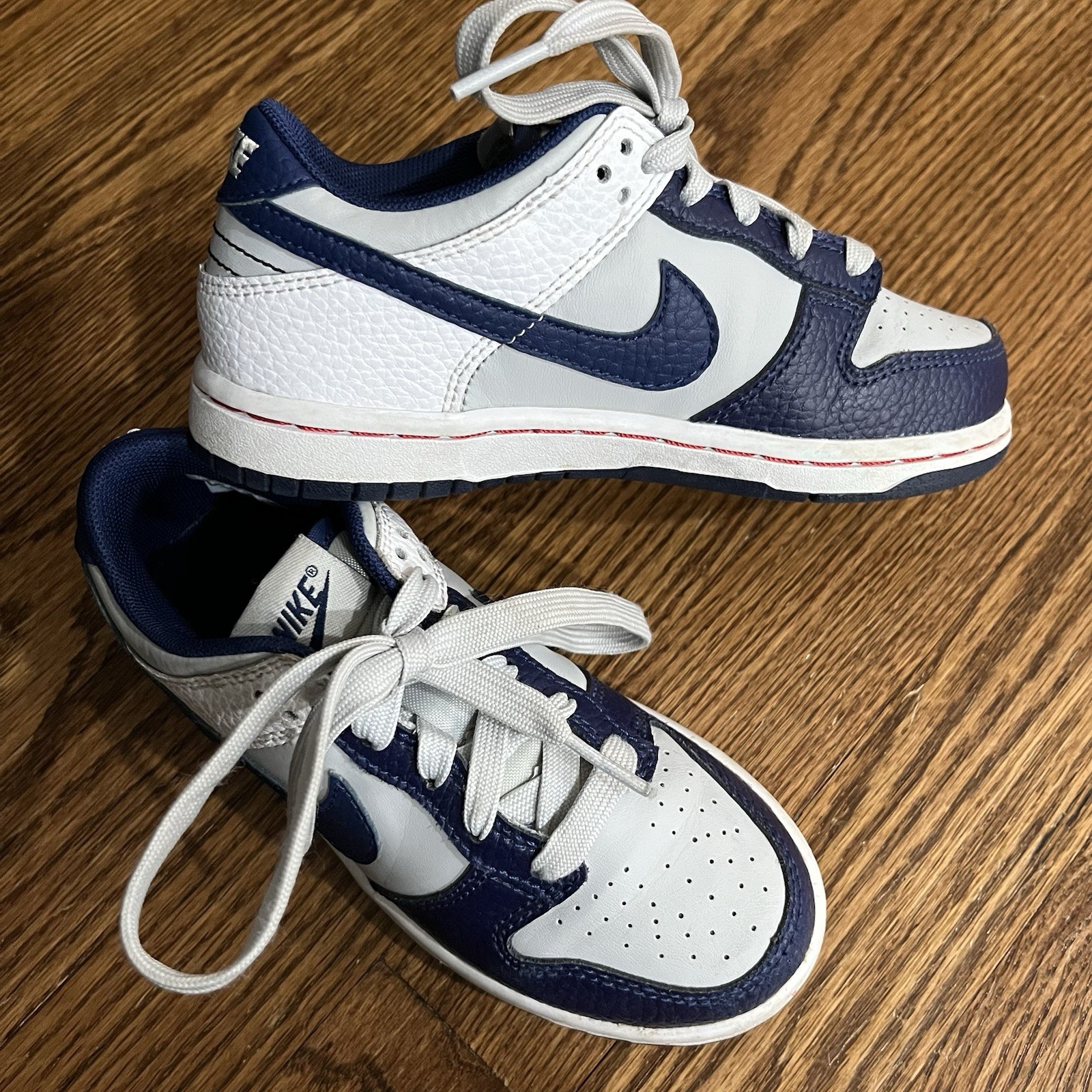 Nike Dunk Low 75th Anniversary Brooklyn Nets PS DC9564-001 Kids Size 12C