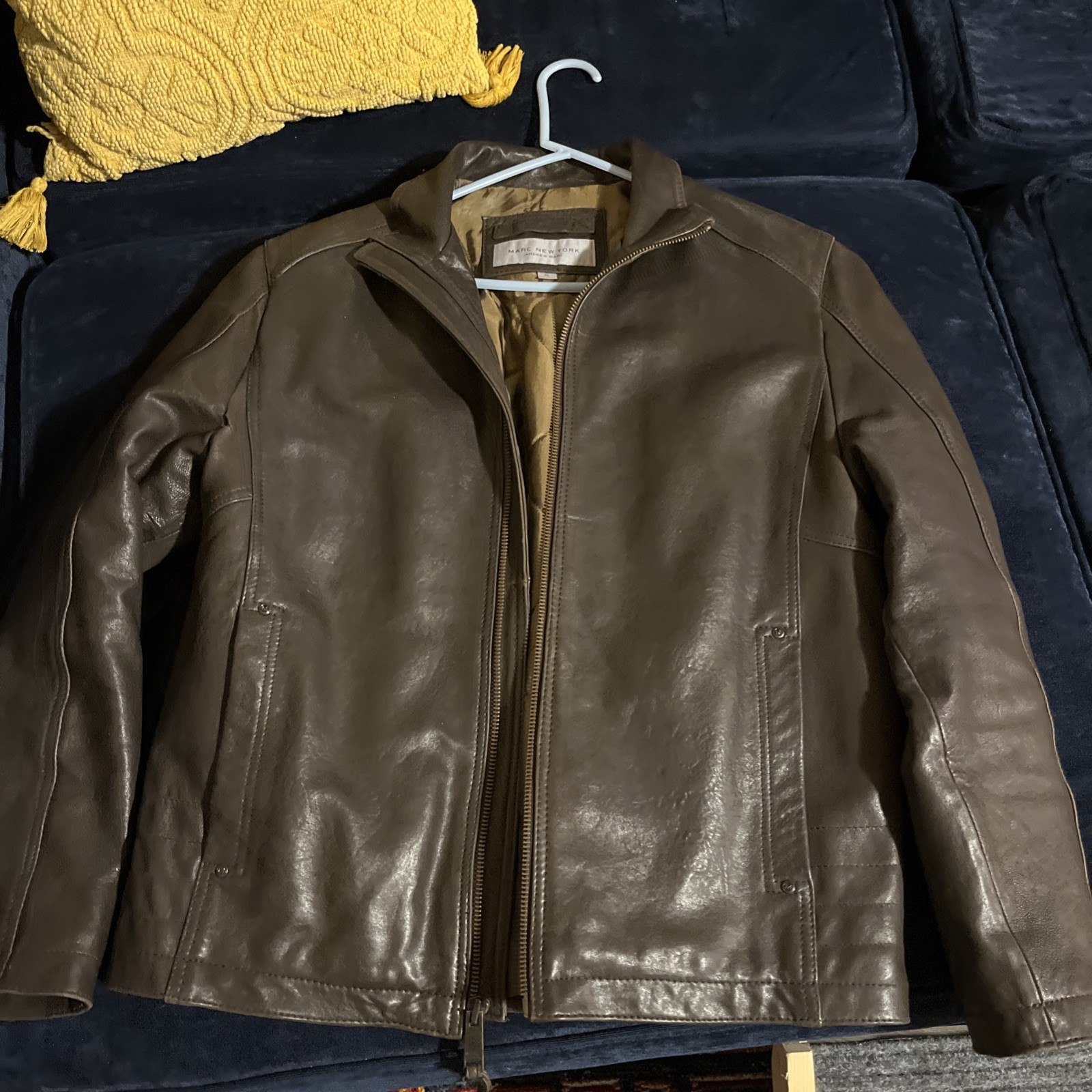 Vintage Marc New York Andrew Marc XL Expresso Bomber Jacket
