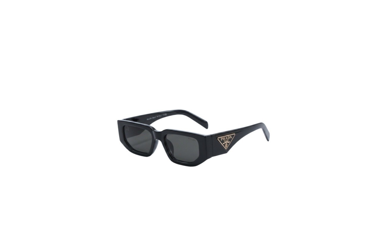 New In Box – Prada Rectangular Sunglasses for Men & Women Modern Fashion Shades