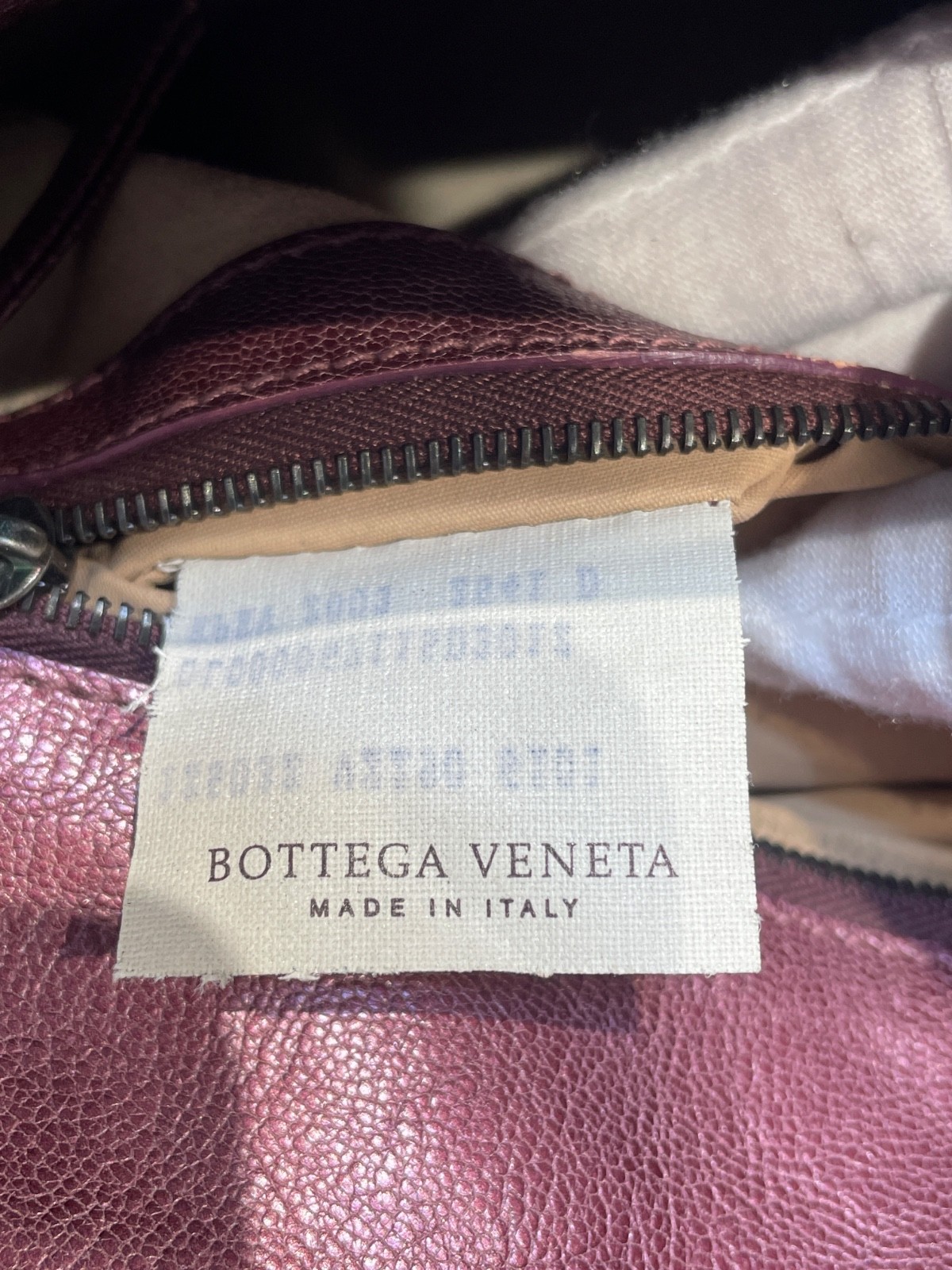 Bottega Veneta 2000’s Tote Bag Burgundy Leather Used