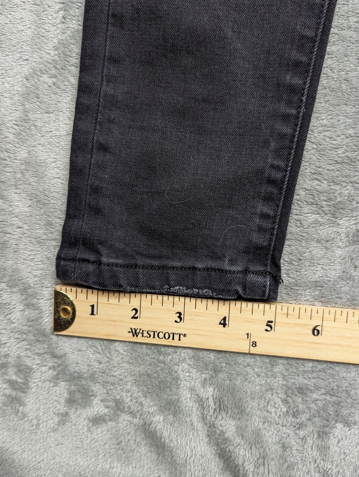 Bridge by Gly Structured Denim High Rise Skinny Distressed Black Size 27
