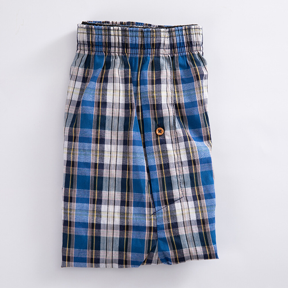 Random Color Woven Shorts Mens Cotton Underwear Oversized Short Pants Elastic