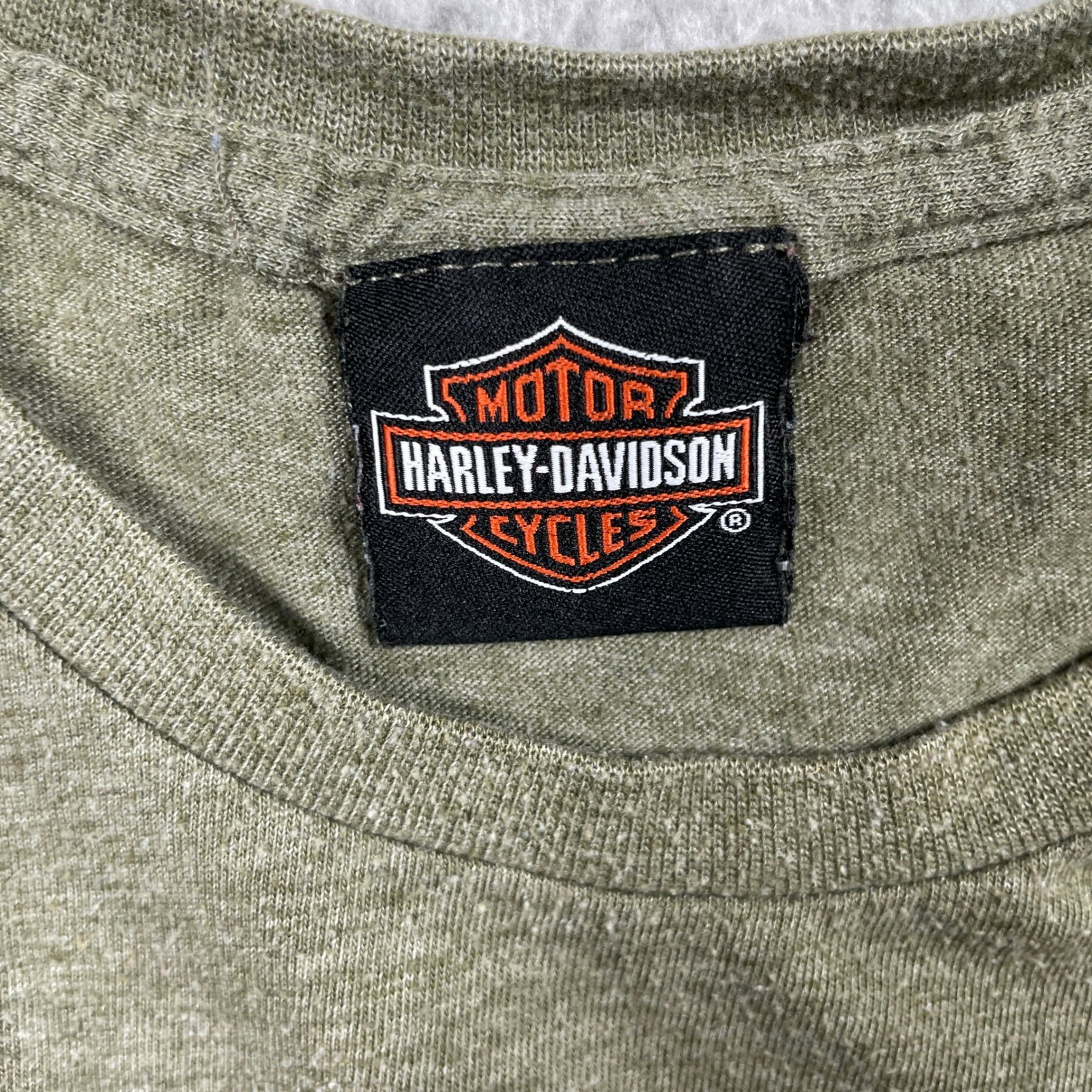Harley-Davidson Mile High T-Shirt Mens XL (No Tag) Green Denver Aurora 5280 Tee