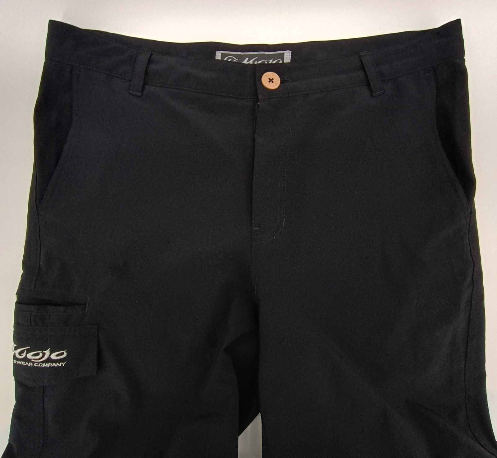 Mojo Sportswear Mens Stretch Fit Performance Shorts Size Medium Black
