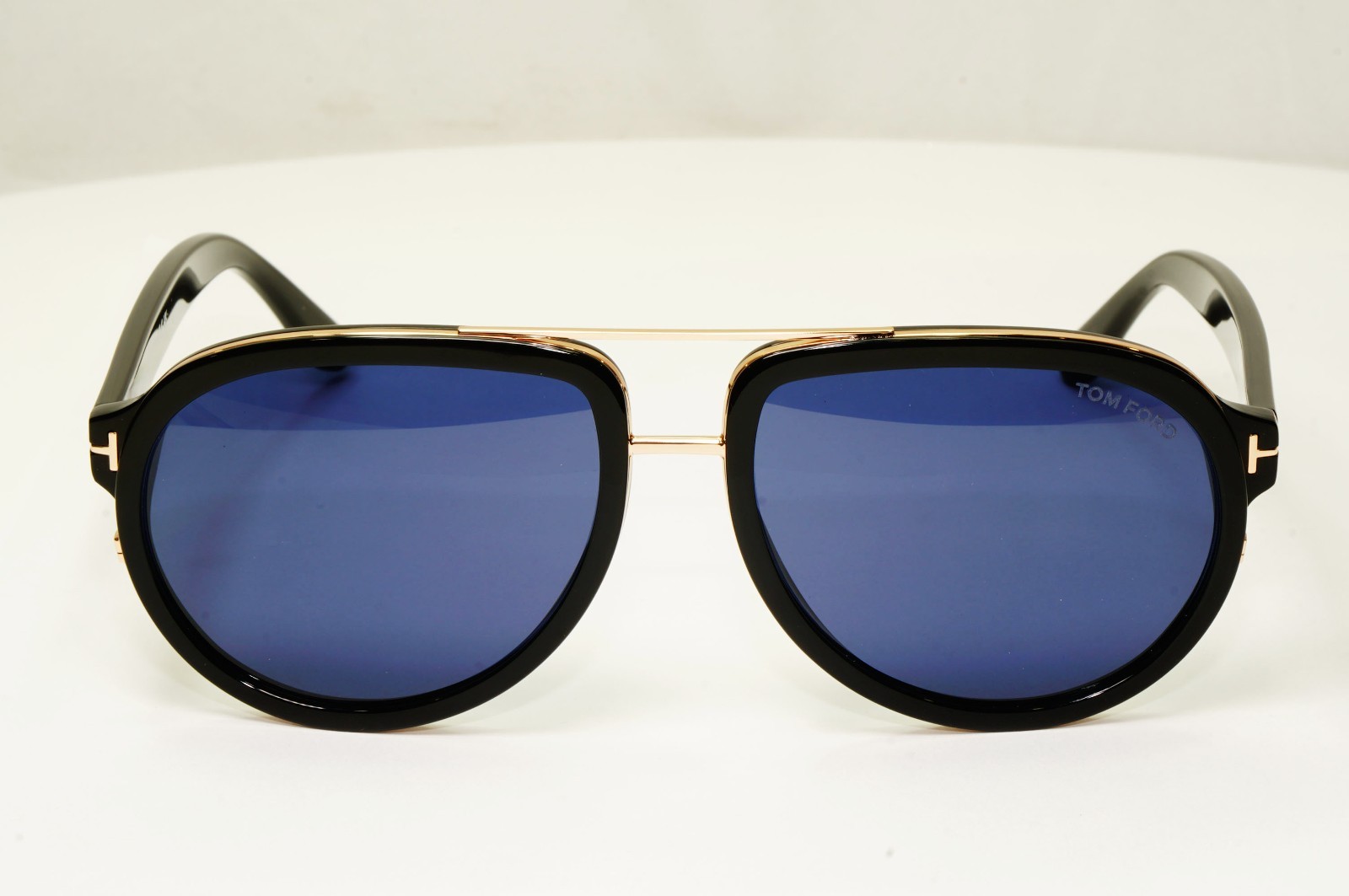 Tom Ford Sunglasses Geoffrey Black Blue Gold Pilot Designer FT0779 TF 779 01V