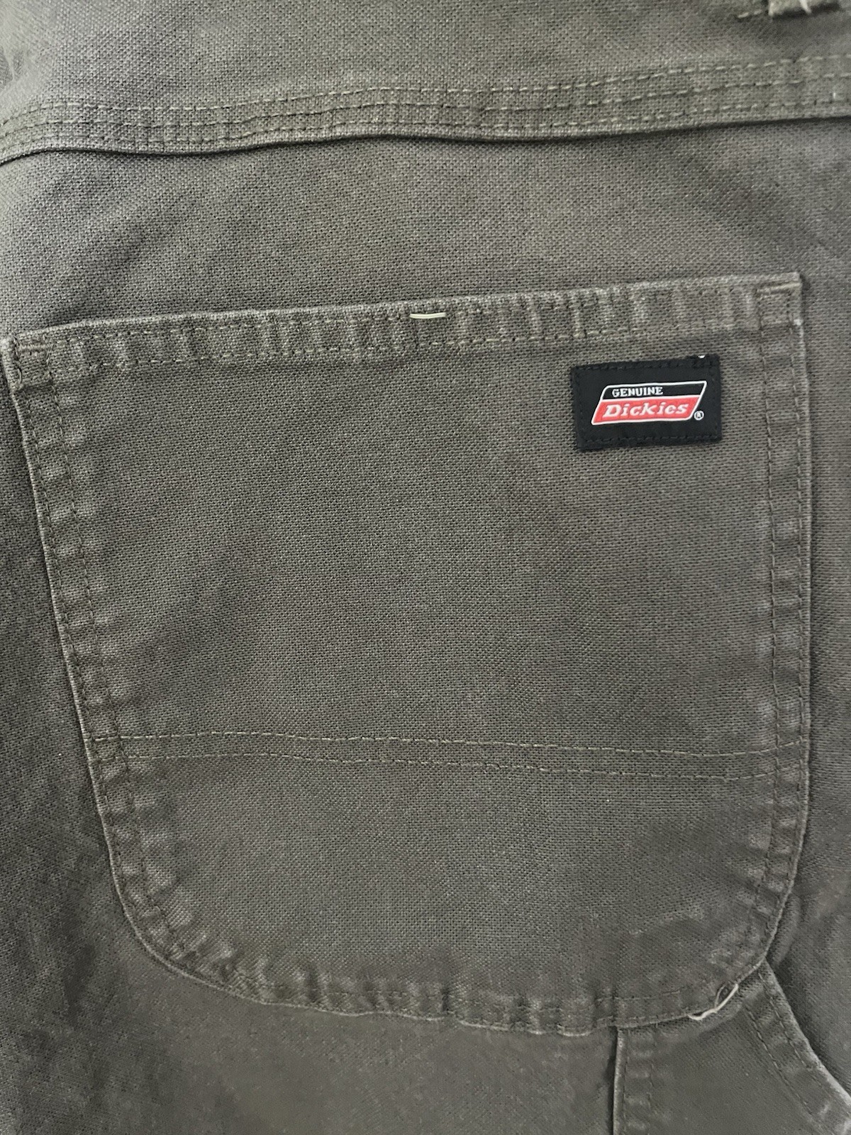 Dickies Men’s Carpenter Work Pants 44×30 Pockets Rugged Brown Canvas