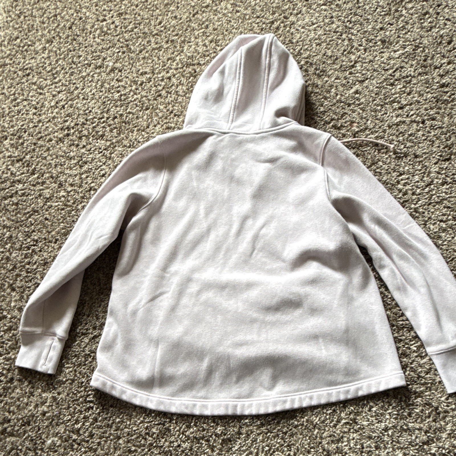 Athleta Women’s 1/4 Zip Hooded Jacket Light Pink Size Large