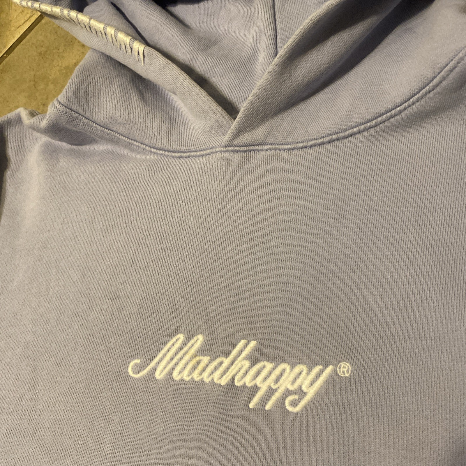 Madhappy Women’s Elevated Streetwear Hoodie XS Lilac Gender Neutral Sweatshirt