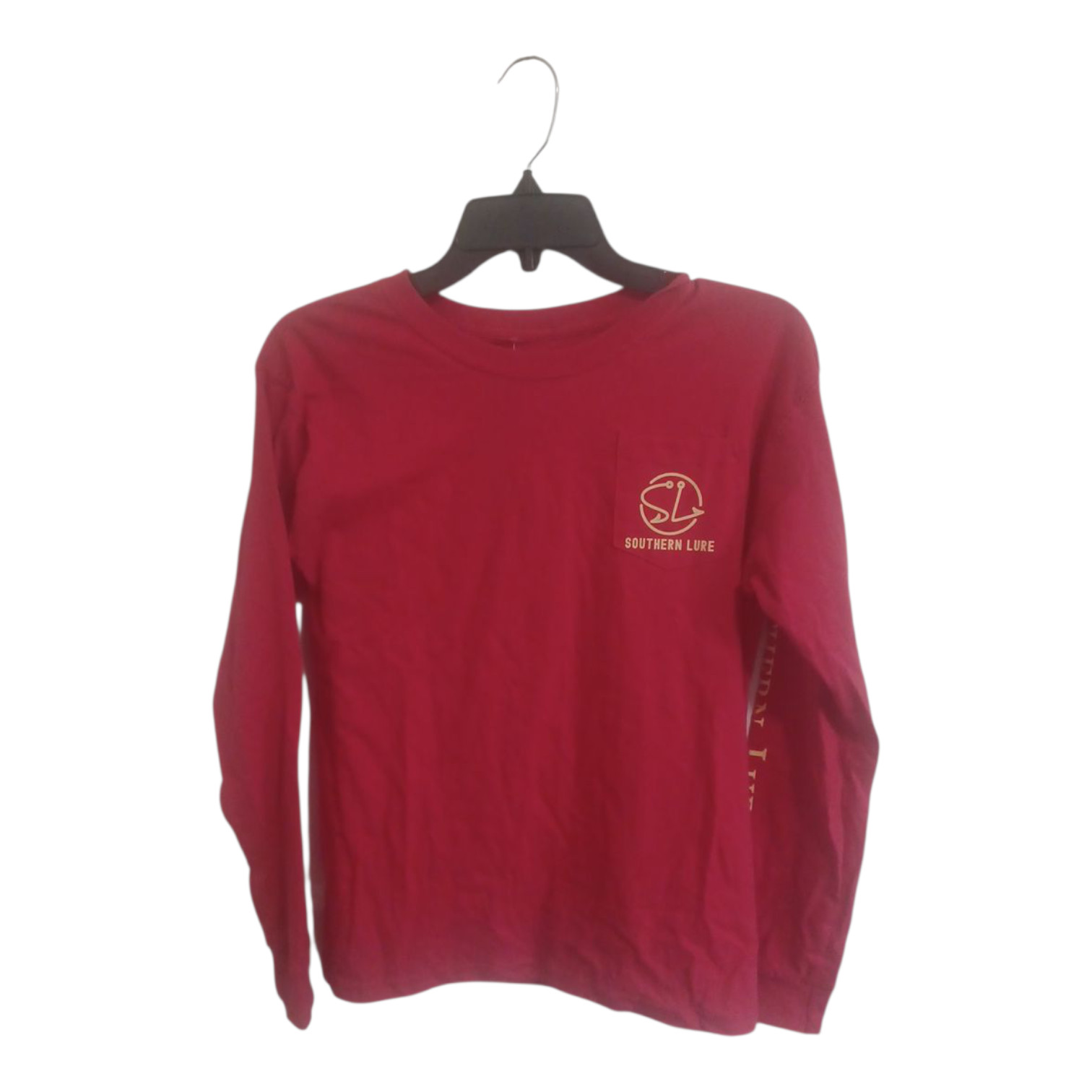 Southern Lure Long Sleeve Red Holiday Shirt – Youth Large