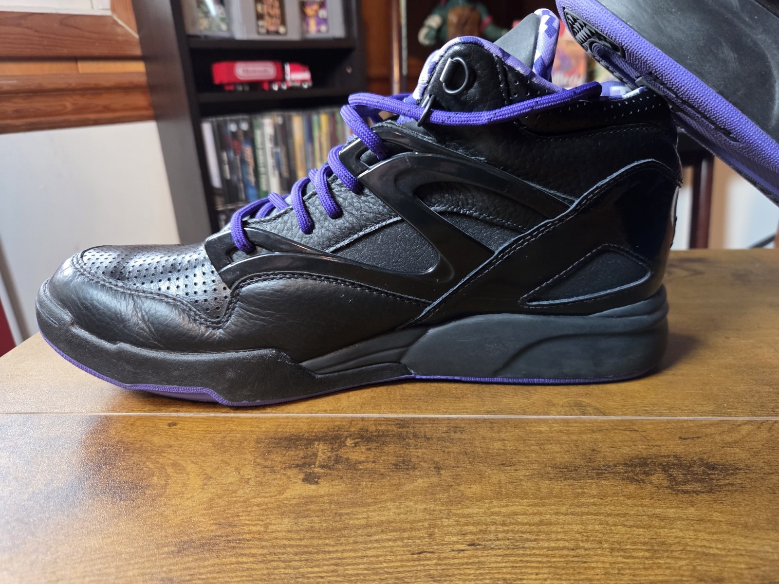 Reebok Pump Omni Lite Digital Camo Black/Purple Rare Retro Twilight size 11.5