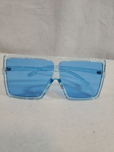 Oversize Square Flat Top Tinted XXL Women Sunglass with 400UV Polycarbonate Lens