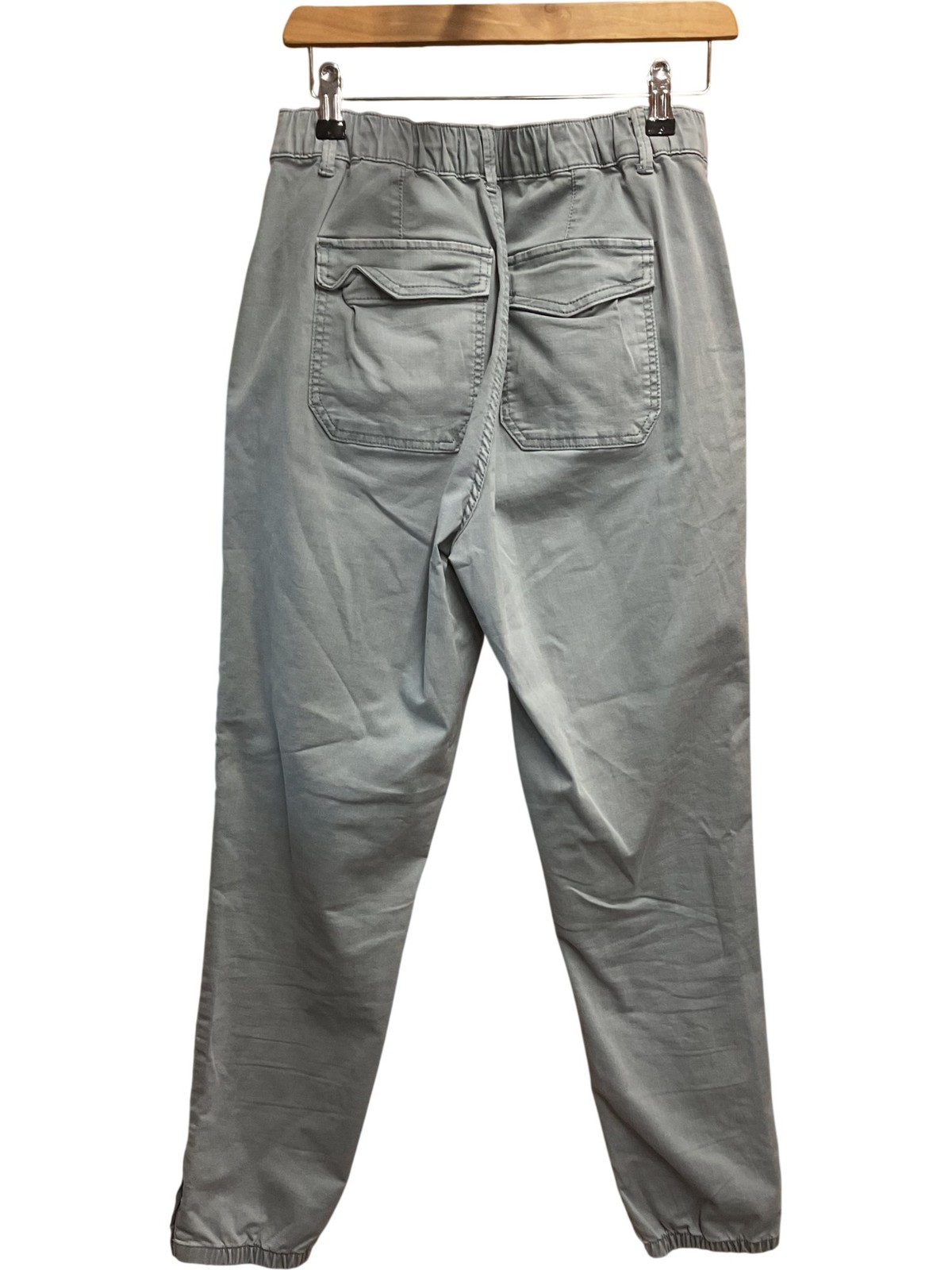 M&S Collection Elasticated Trousers Grey Casual Style – Size 12 L