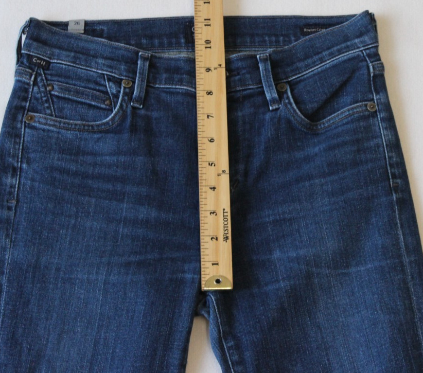 Citizens of Humanity Rocket Crop Jeans Women’s Size 26 Blue High Rise Skinny USA