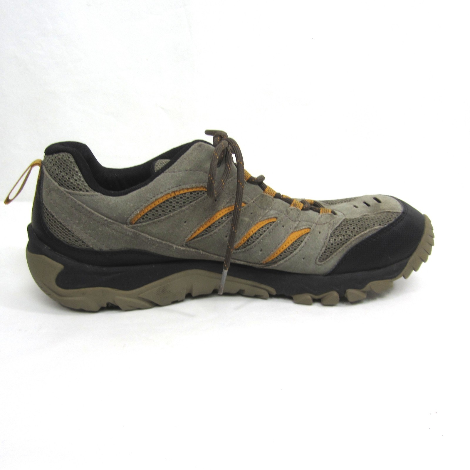 Merrell Pine Vent Size 13M Men Low Hiking Trail Running Shoe Gray Boulder J09583