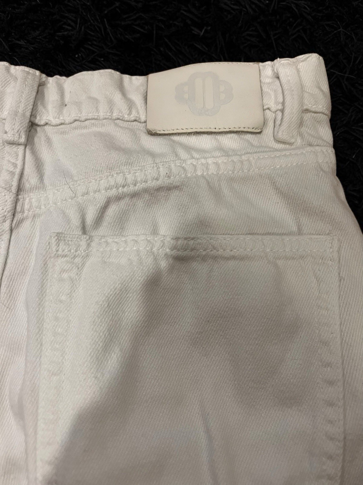Maje White Cargo Jeans Size EU 36 US 4