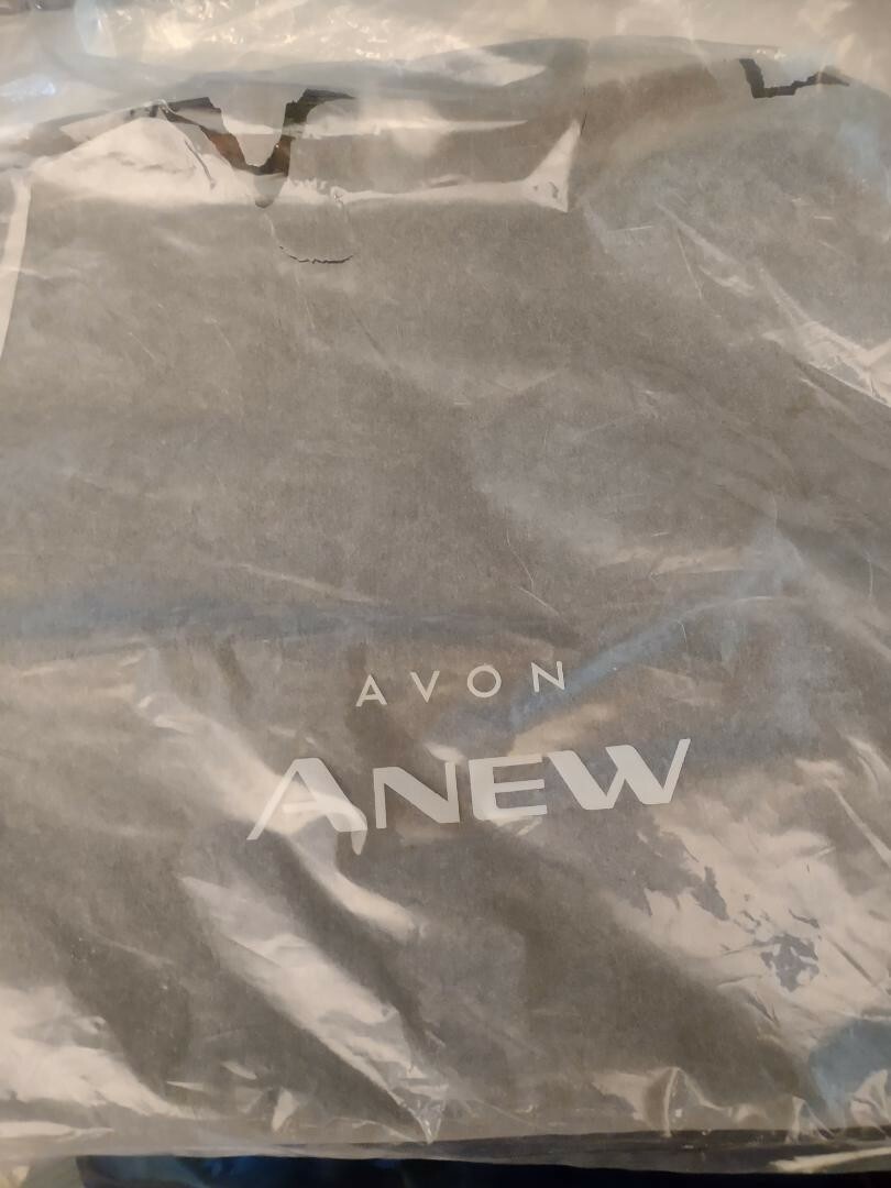 Avon Navy Blue (2) Tote or Shoulder Bags 12 1/2″ W x 11″ H x 4 1/2″ bottom
