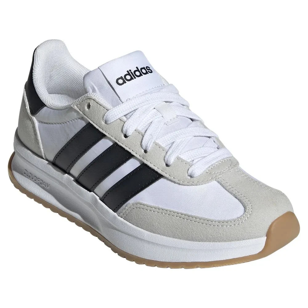 adidas Run 70s 2.0 Cloud White Core Black Grey One (GS) JI2266 Size 4.5 New