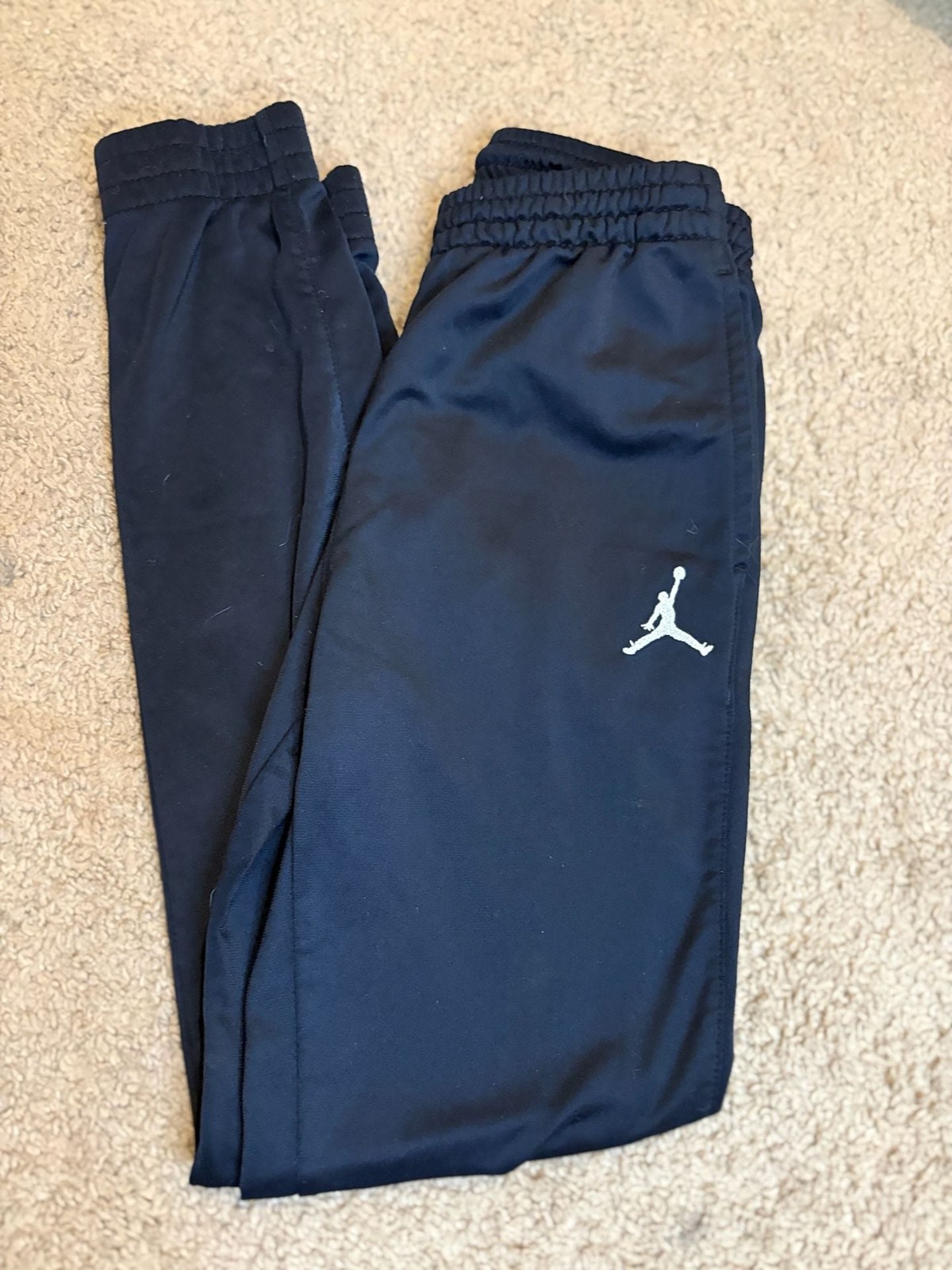 Jordan Jumpman Youth Boys Track Jogger Pants Black Size L 12-13Yrs