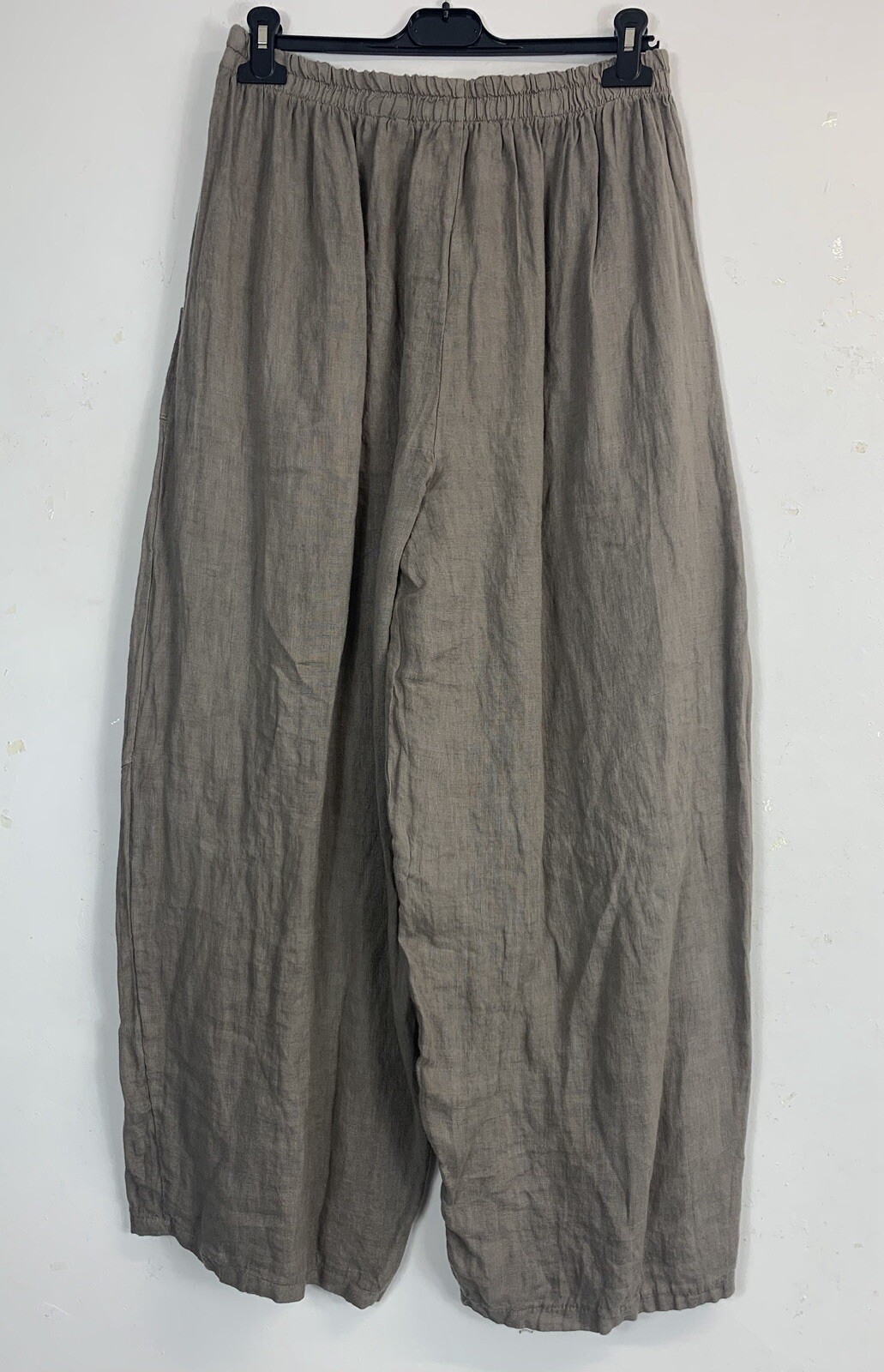 LAGENLOOK 100% LINEN ITALIAN TROUSERS 8 COLS 3 SIZES : Plus:1 Plus:2 Plus Plus:3