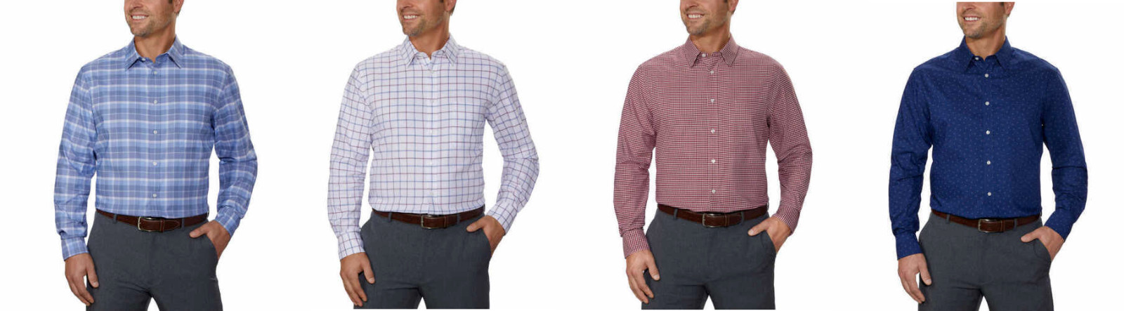 Tommy Hilfiger Men’s All-Season Stretch Dress Shirt