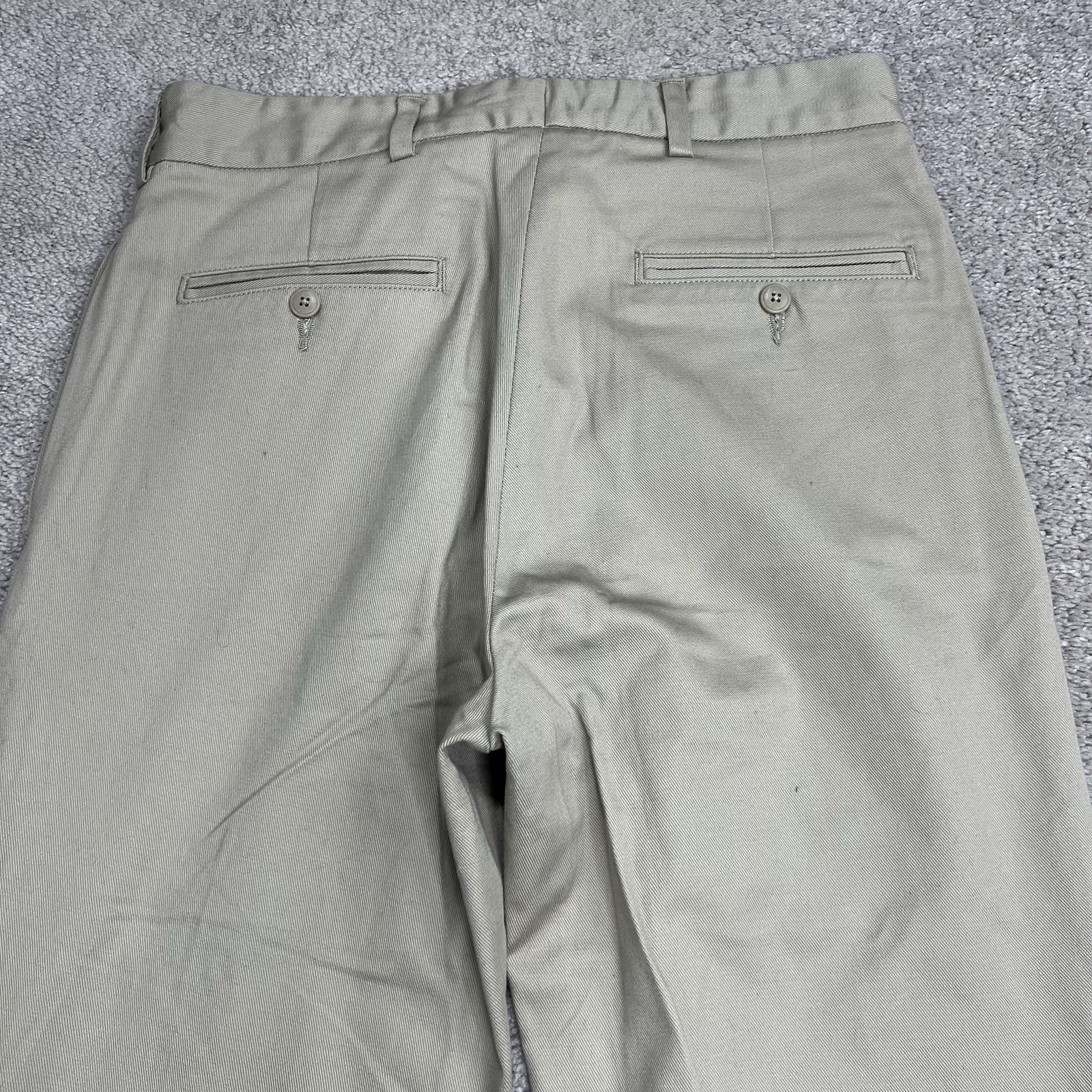 Jack Donnelly M3 Twill Khaki Chino Pants Mens 32 Made In USA Unhemmed 39” NWOT