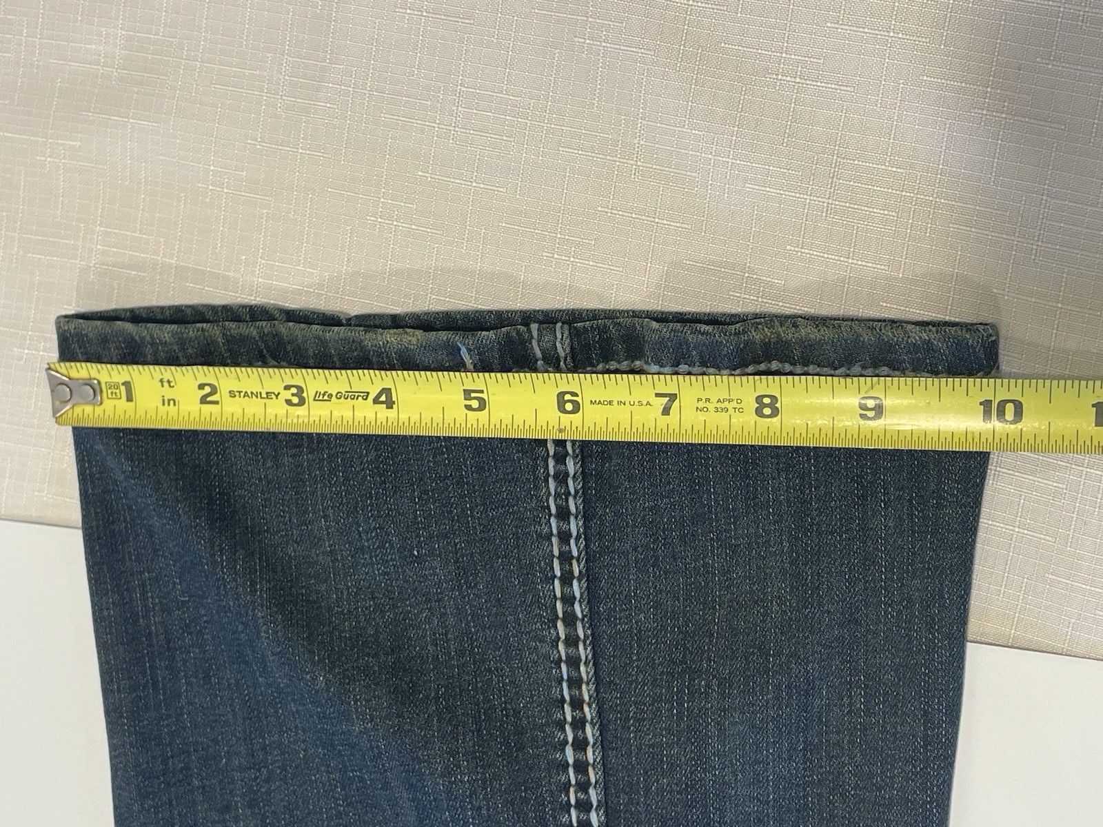 Amethyst Jeans Juniors 13 Blue Bootcut Flare Stretch Denim Dark Wash Embroidered