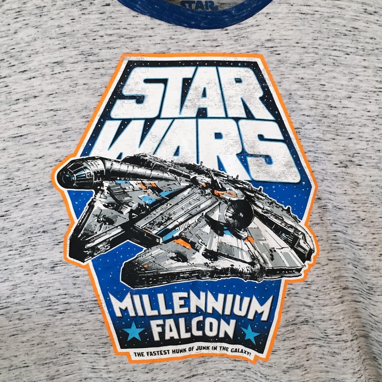 NEW 2000s Star Wars Disney World Millennium Falcon XL T-Shirt