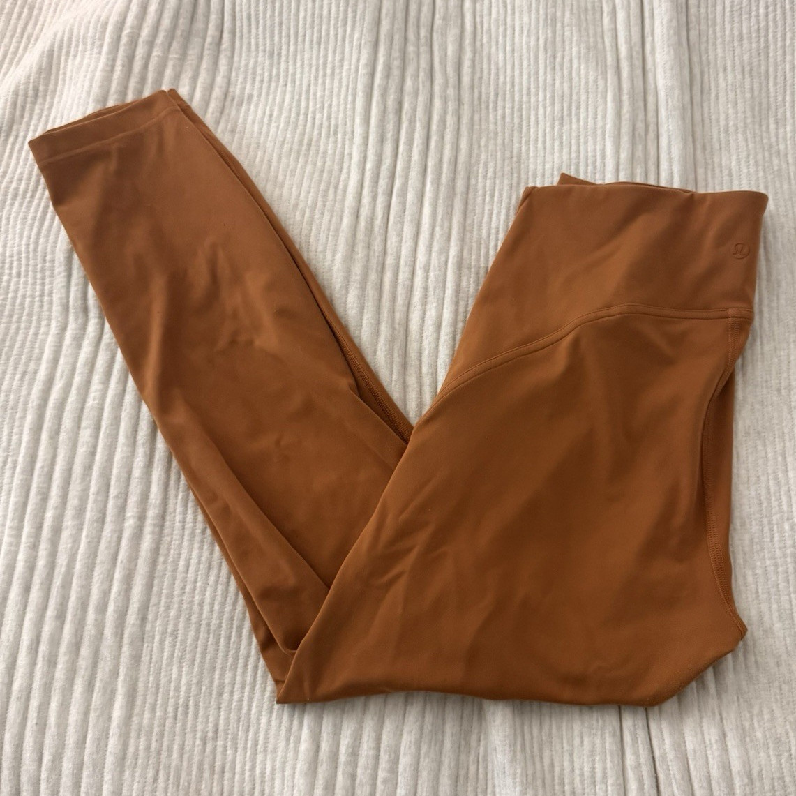 Lululemon Women’s Size 10 Burnt Orange Solid Ankle Leggings