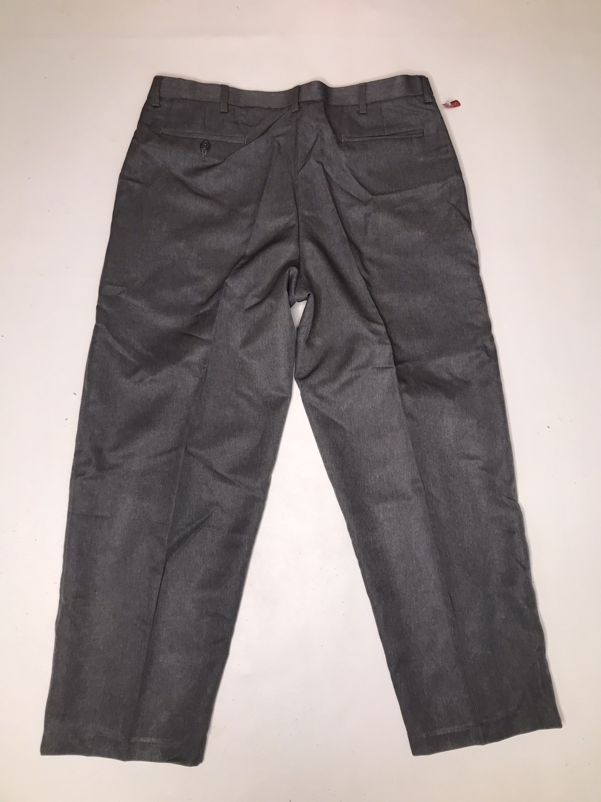 Puritan Mens Gray Flat Front Pants 40×30
