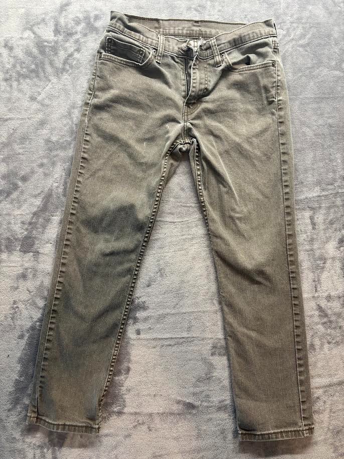 Levi’s 511 Jeans Mens 31×30 Slim Fit Stretch Flex Black Gray Wash Denim Pants