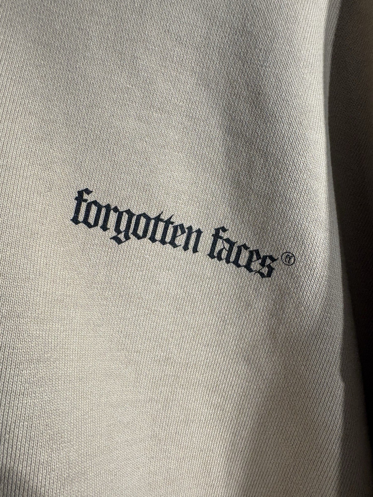 beige Forgotten Faces “Ultra Heavy” hoodie (B1)