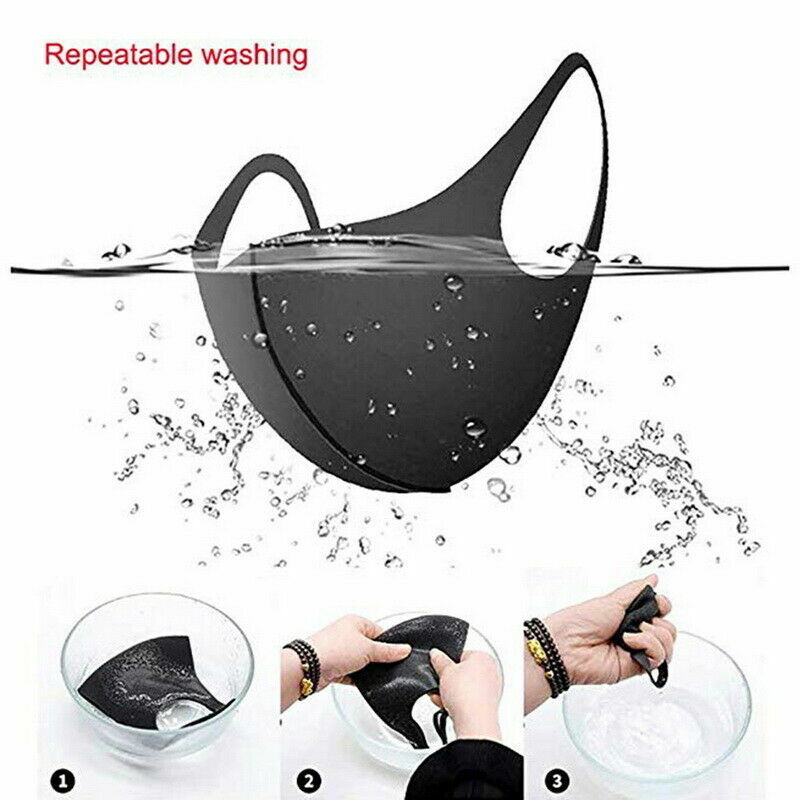3x Face Mask Reusable Washable Covering Masks Men Women Protective Unisex