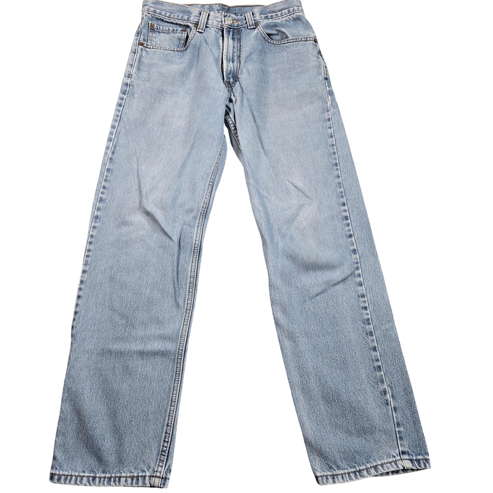 Levis 550 Jeans Mens 31×30 (tag 31×32) Light Wash Relaxed Tapered Denim Zip Fly