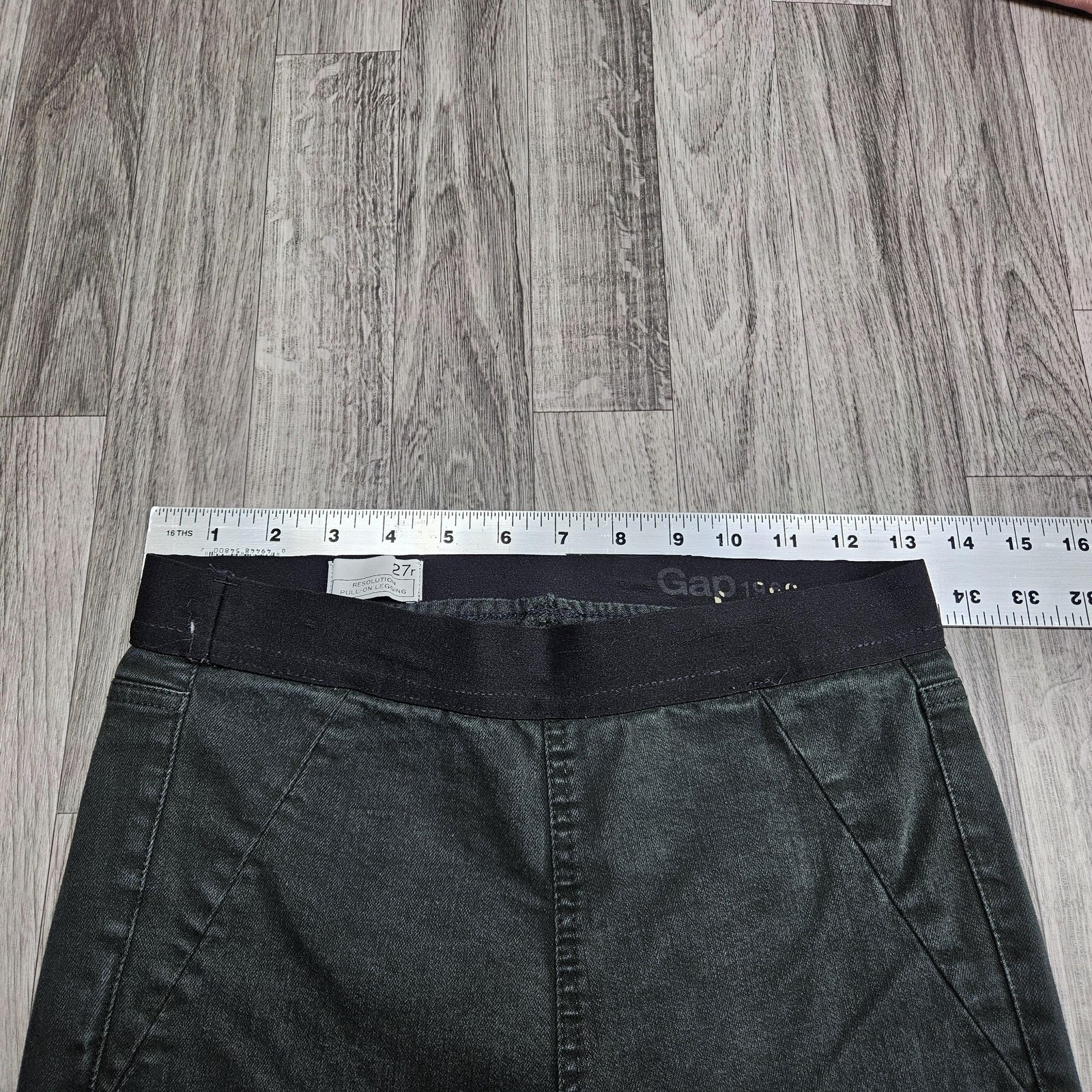 Gap Resolution Pull-On Legging Womens 27 Green High Rise Stretch Denim Pants