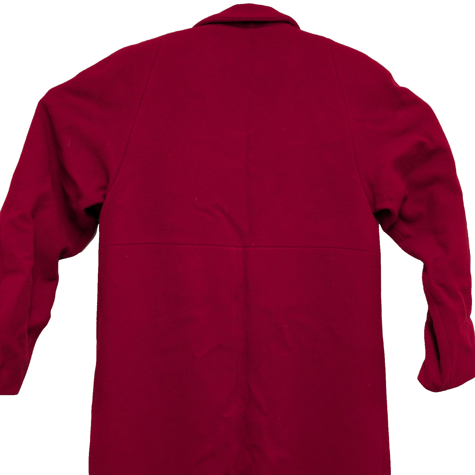 Talbots Wool Long Overcoat – Deep Red Women’s Size 4 90% wool 10% Cashmere