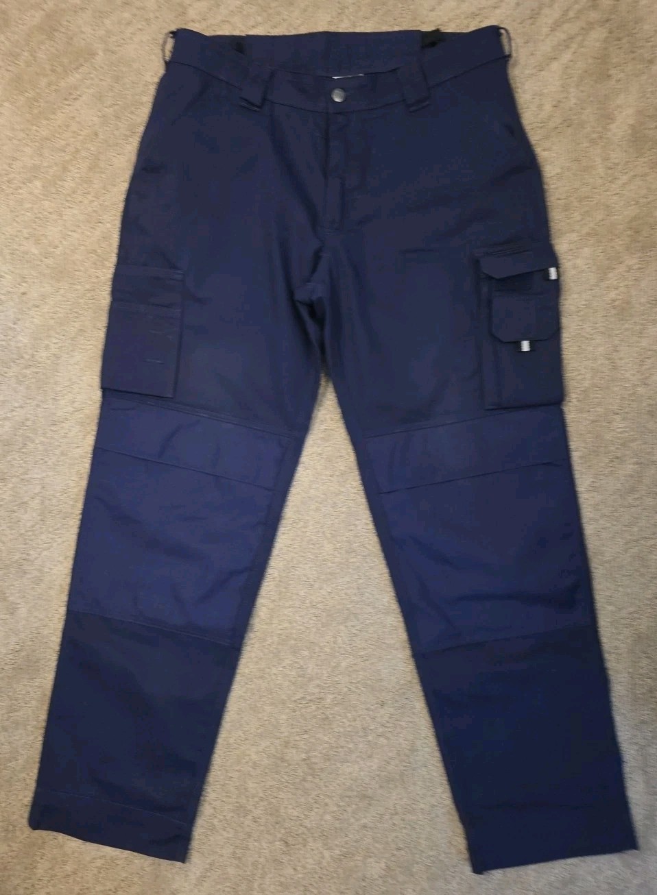 Dassy Miami Navy Blue Cordura Workwear Pants Knee Protection Men Size 38 NWOT